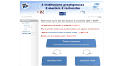 Desktop Screenshot of gdo-mopp.ensmp.fr
