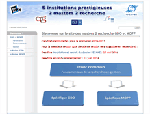 Tablet Screenshot of gdo-mopp.ensmp.fr